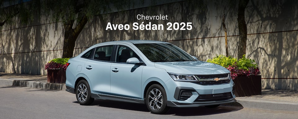 Chevrolet Aveo 2025, nuevo auto sedán con Smartphone Integration, camára de visión trasera y sistema de seguridad activa