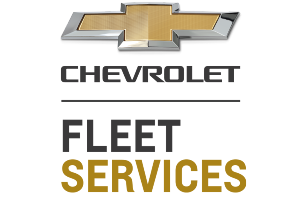 Logotipo de Chevrolet Fleet Services para Silverado Turbo 2024, camioneta de trabajo